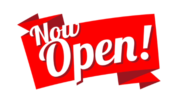 Now open