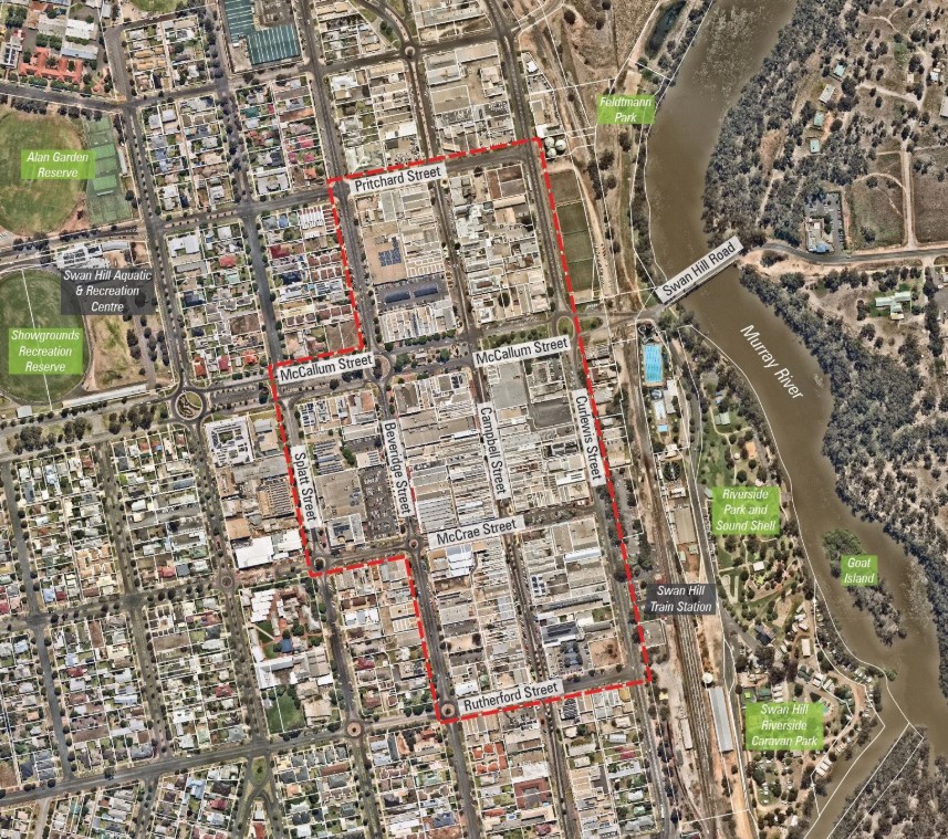 Swan Hill Central Precinct Business Study Area
